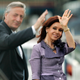 Cristina Fernandez de Kirchner and Nestor Kirchner arrive at the presidential palace after her victory in the 2007 presidential election.